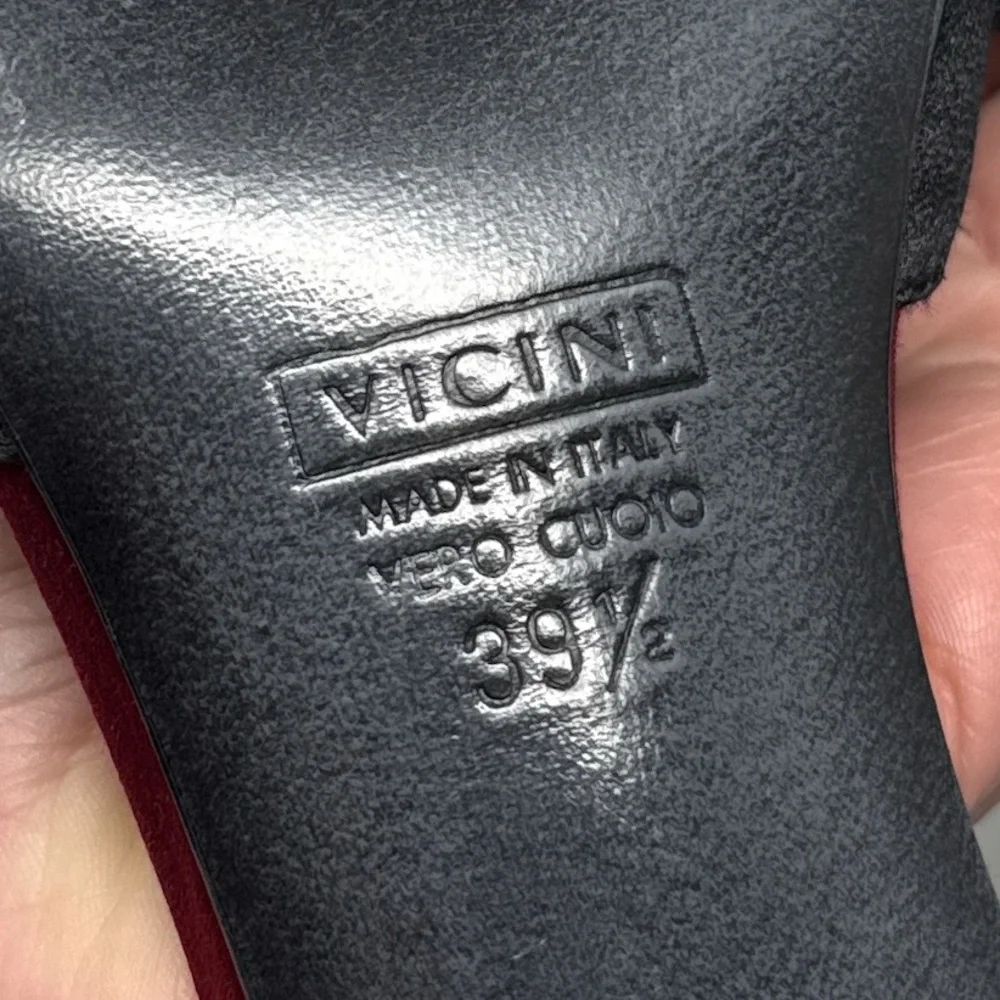 Giuseppe Zanotti Vicini Vintage Y2K Silk Satin Minimalist Slide Mule Sandal Heel - Picture 12 of 15